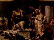 Giovanni Battista Tiepolo Die Enthauptung Johannes des Taufers oil painting reproduction